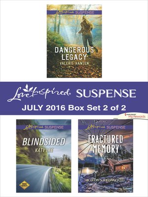 cover image of Harlequin Love Inspired Suspense July 2016, Box Set 2 of 2